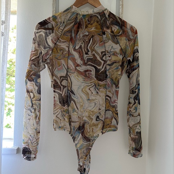 Fashion Nova Sheer Bodysuit - Picture 1 of 5